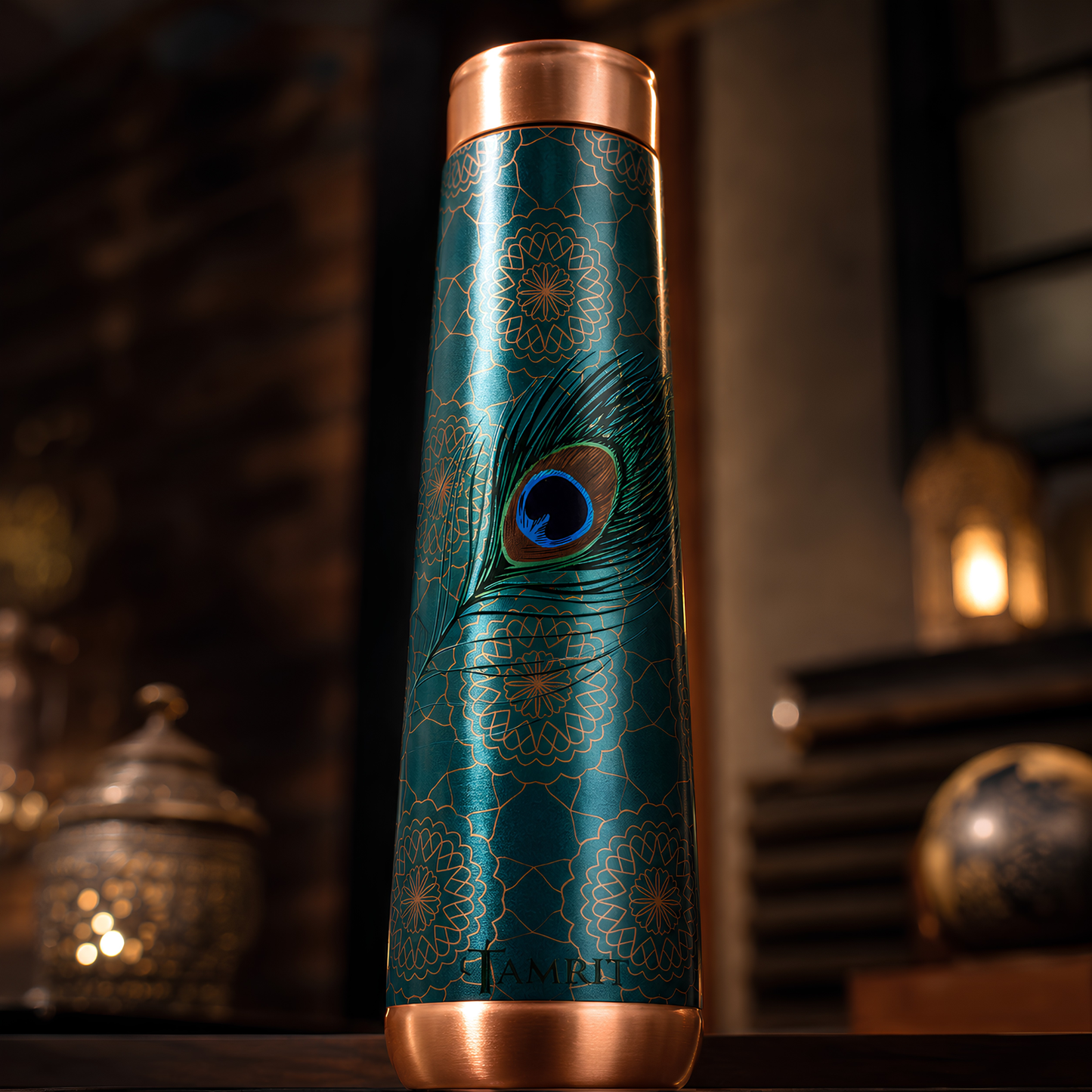 Tamrit Curo UV Embossed Copper Bottle 900 ml