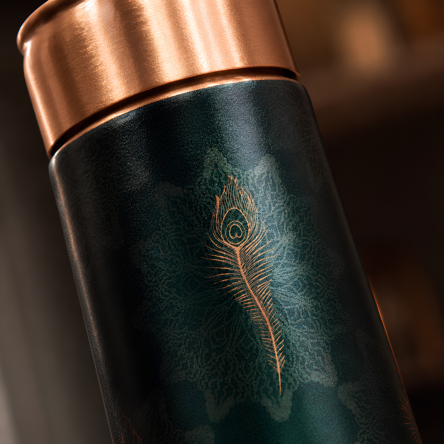 Tamrit Curo UV Embossed Copper Bottle 900 ml