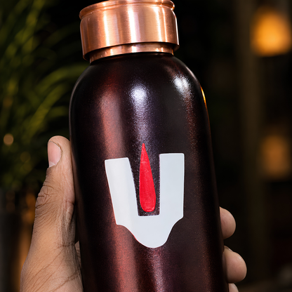 Tamrit CuPro Divine UV Embossed Copper Bottle 900 ml