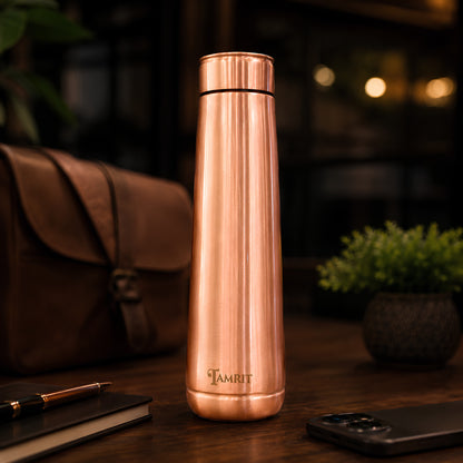 Tamrit Curo classic matte 1 Litre pure copper water bottle