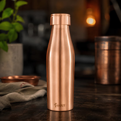 Tamrit CuOne classic matte 1 Litre pure copper water bottle
