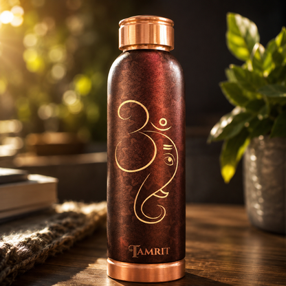 Tamrit CuPro Ganesha UV Embossed Copper Bottle 900 ml